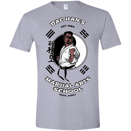 T-Shirts Sport Grey / X-Small Dae Hans Martial Arts Men's Semi-Fitted Softstyle