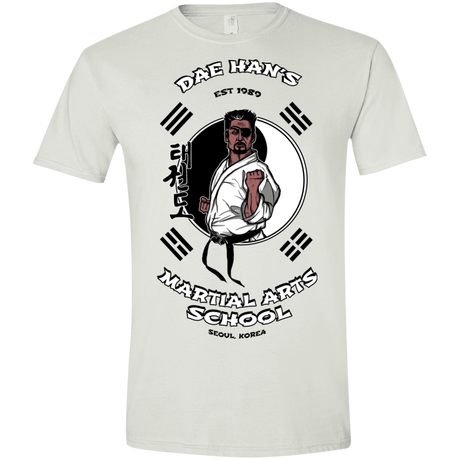 T-Shirts White / X-Small Dae Hans Martial Arts Men's Semi-Fitted Softstyle