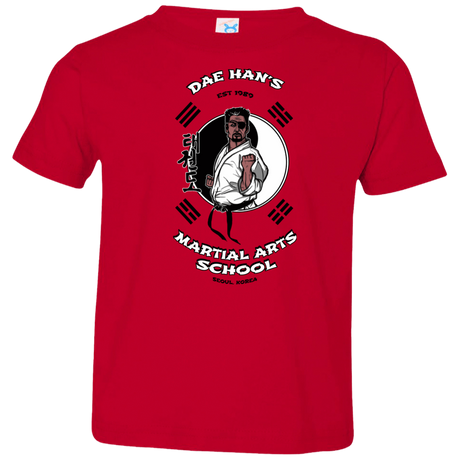 T-Shirts Red / 2T Dae Hans Martial Arts Toddler Premium T-Shirt