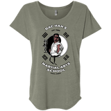 T-Shirts Venetian Grey / X-Small Dae Hans Martial Arts Triblend Dolman Sleeve