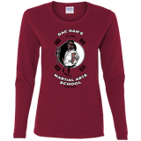 T-Shirts Cardinal / S Dae Hans Martial Arts Women's Long Sleeve T-Shirt