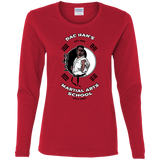 T-Shirts Red / S Dae Hans Martial Arts Women's Long Sleeve T-Shirt
