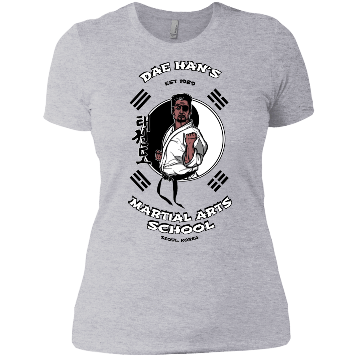 T-Shirts Heather Grey / X-Small Dae Hans Martial Arts Women's Premium T-Shirt
