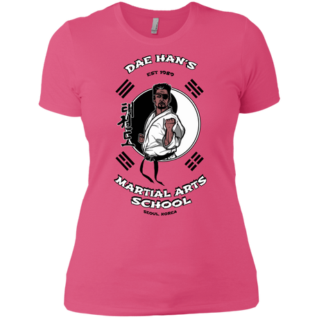 T-Shirts Hot Pink / X-Small Dae Hans Martial Arts Women's Premium T-Shirt