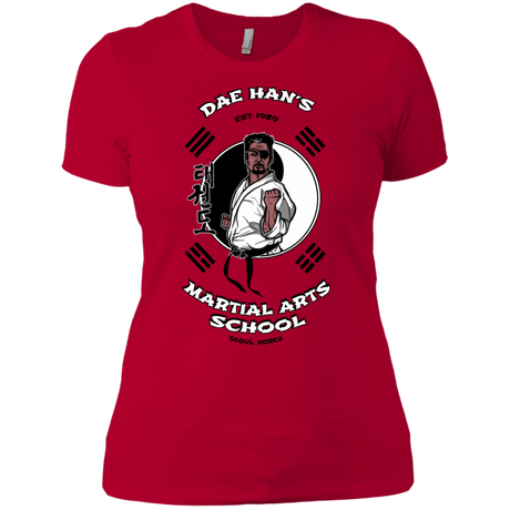 T-Shirts Red / X-Small Dae Hans Martial Arts Women's Premium T-Shirt