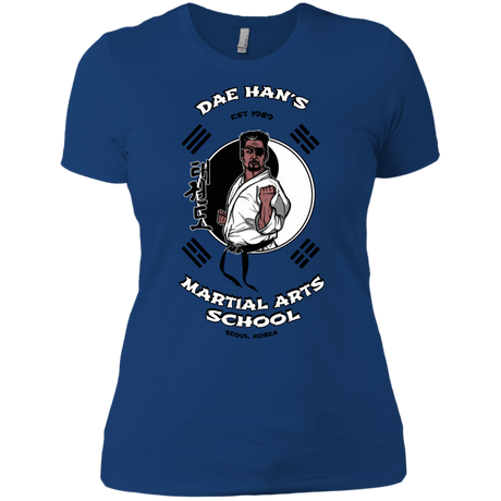 T-Shirts Royal / X-Small Dae Hans Martial Arts Women's Premium T-Shirt