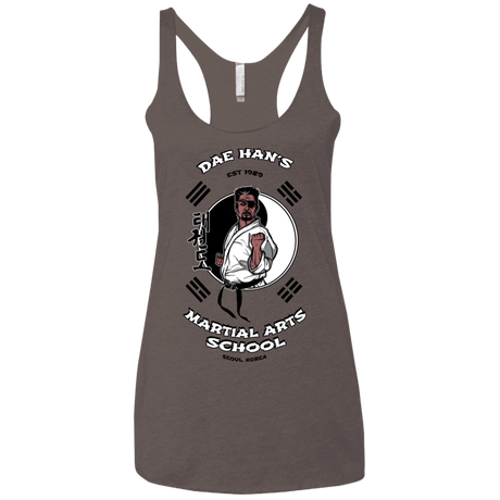 T-Shirts Macchiato / X-Small Dae Hans Martial Arts Women's Triblend Racerback Tank