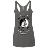 T-Shirts Premium Heather / X-Small Dae Hans Martial Arts Women's Triblend Racerback Tank