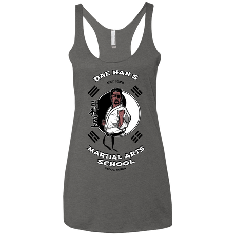T-Shirts Premium Heather / X-Small Dae Hans Martial Arts Women's Triblend Racerback Tank