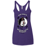 T-Shirts Purple Rush / X-Small Dae Hans Martial Arts Women's Triblend Racerback Tank