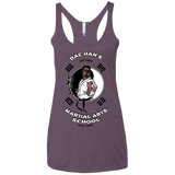 T-Shirts Vintage Purple / X-Small Dae Hans Martial Arts Women's Triblend Racerback Tank