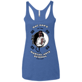T-Shirts Vintage Royal / X-Small Dae Hans Martial Arts Women's Triblend Racerback Tank