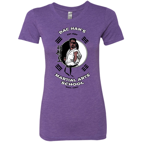 T-Shirts Purple Rush / S Dae Hans Martial Arts Women's Triblend T-Shirt