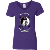 T-Shirts Purple / S Dae Hans Martial Arts Women's V-Neck T-Shirt