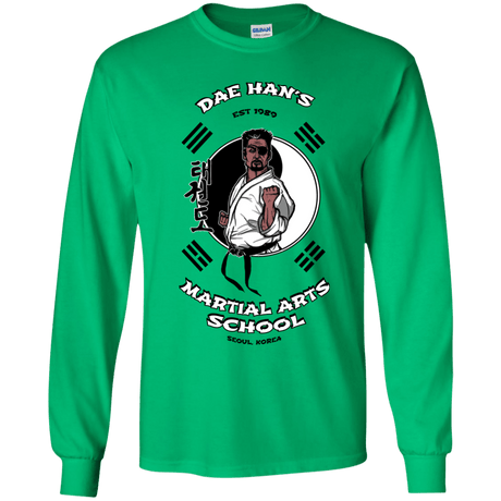 T-Shirts Irish Green / YS Dae Hans Martial Arts Youth Long Sleeve T-Shirt