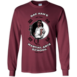T-Shirts Maroon / YS Dae Hans Martial Arts Youth Long Sleeve T-Shirt