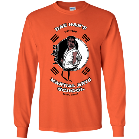 T-Shirts Orange / YS Dae Hans Martial Arts Youth Long Sleeve T-Shirt
