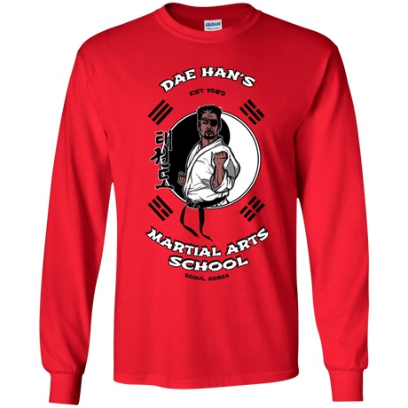 T-Shirts Red / YS Dae Hans Martial Arts Youth Long Sleeve T-Shirt
