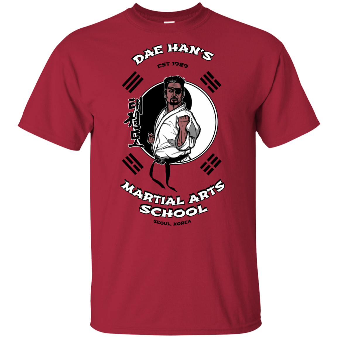 T-Shirts Cardinal / YXS Dae Hans Martial Arts Youth T-Shirt