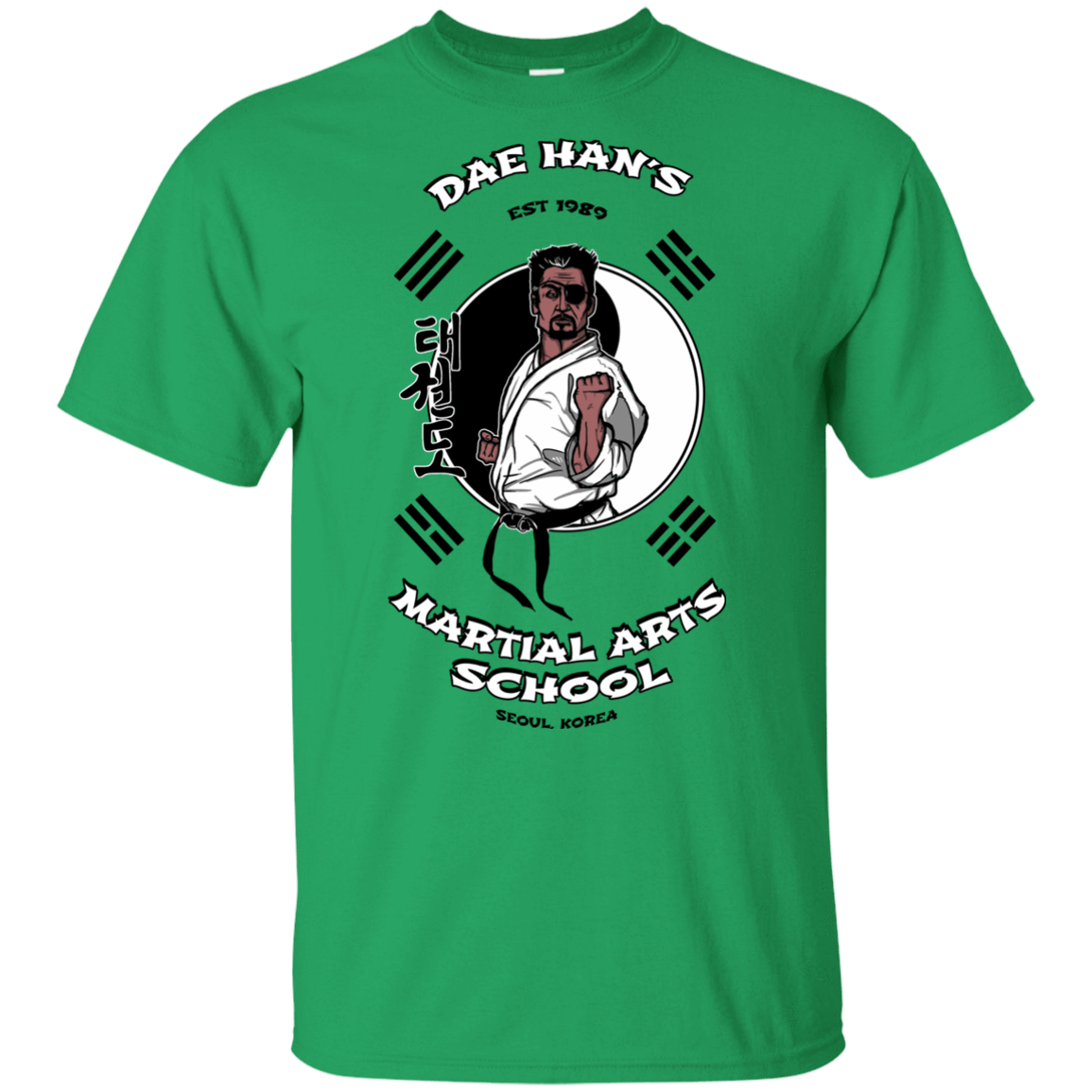 T-Shirts Irish Green / YXS Dae Hans Martial Arts Youth T-Shirt