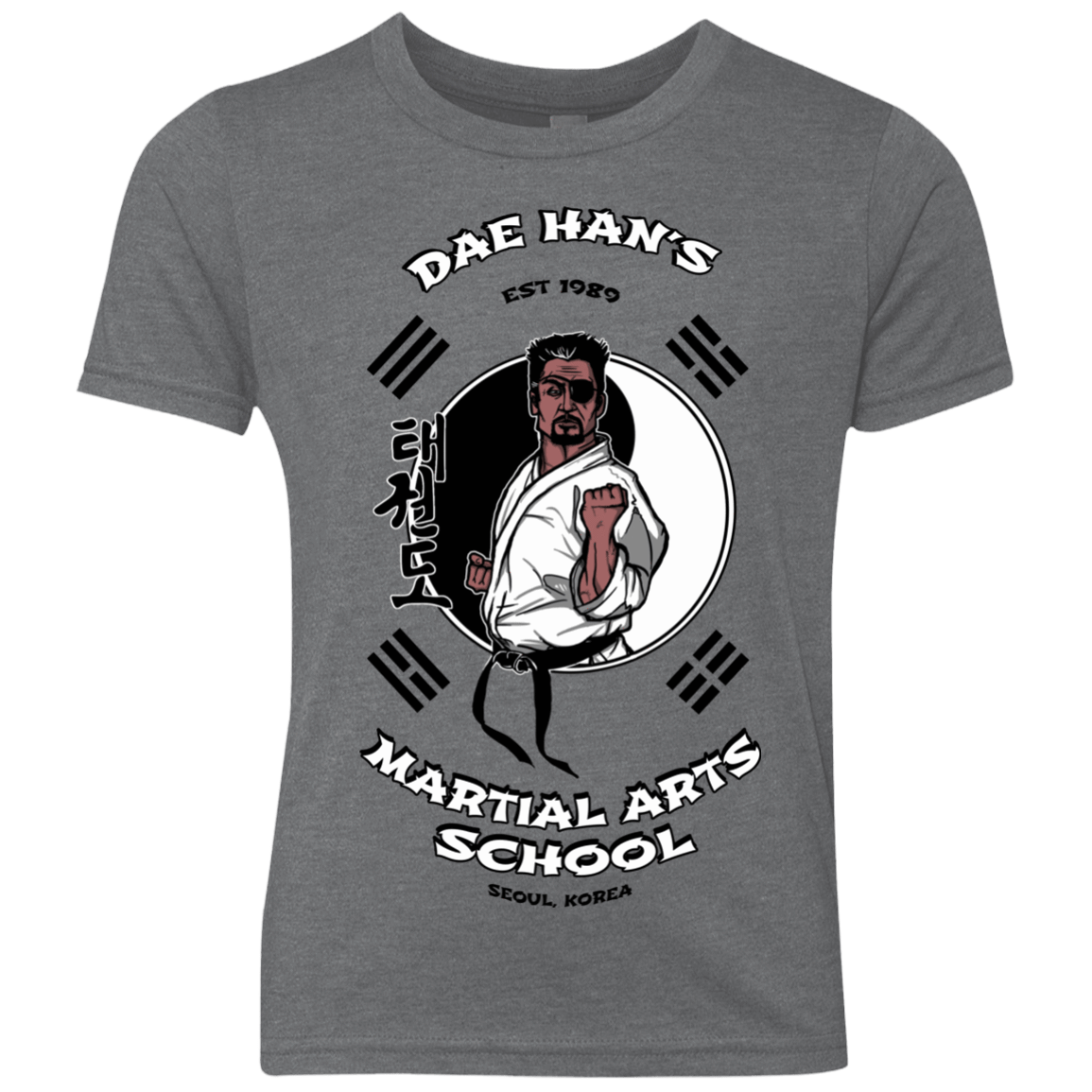 T-Shirts Premium Heather / YXS Dae Hans Martial Arts Youth Triblend T-Shirt