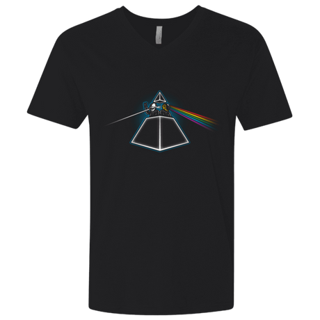 T-Shirts Black / X-Small DAFTSIDE OF THE MOON Men's Premium V-Neck