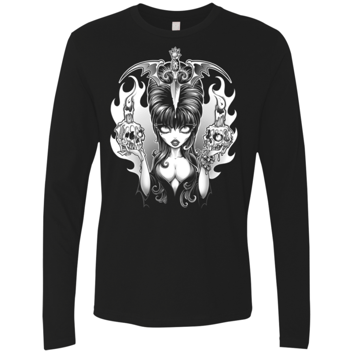 T-Shirts Black / Small Dagger Of Darkness Men's Premium Long Sleeve