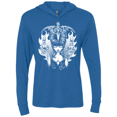 T-Shirts Vintage Royal / X-Small Dagger Of Darkness Triblend Long Sleeve Hoodie Tee