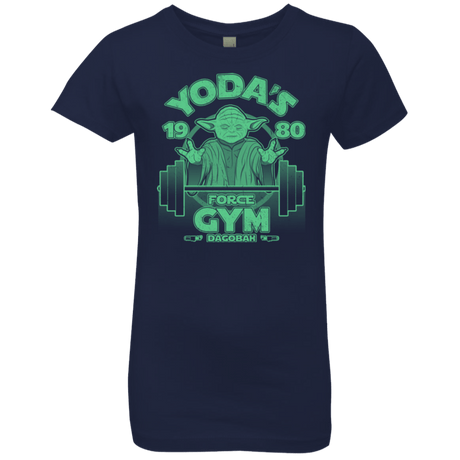 T-Shirts Midnight Navy / YXS Dagobah Gym Girls Premium T-Shirt