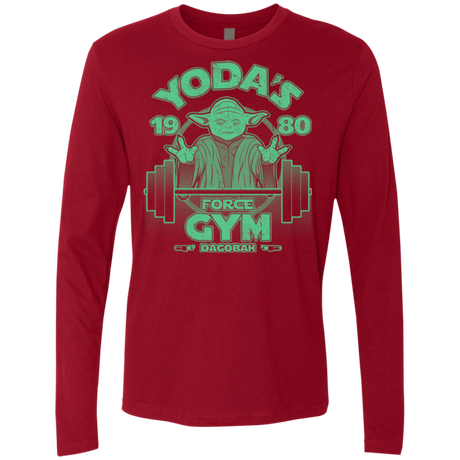 T-Shirts Cardinal / Small Dagobah Gym Men's Premium Long Sleeve