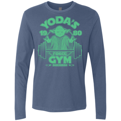 T-Shirts Indigo / Small Dagobah Gym Men's Premium Long Sleeve