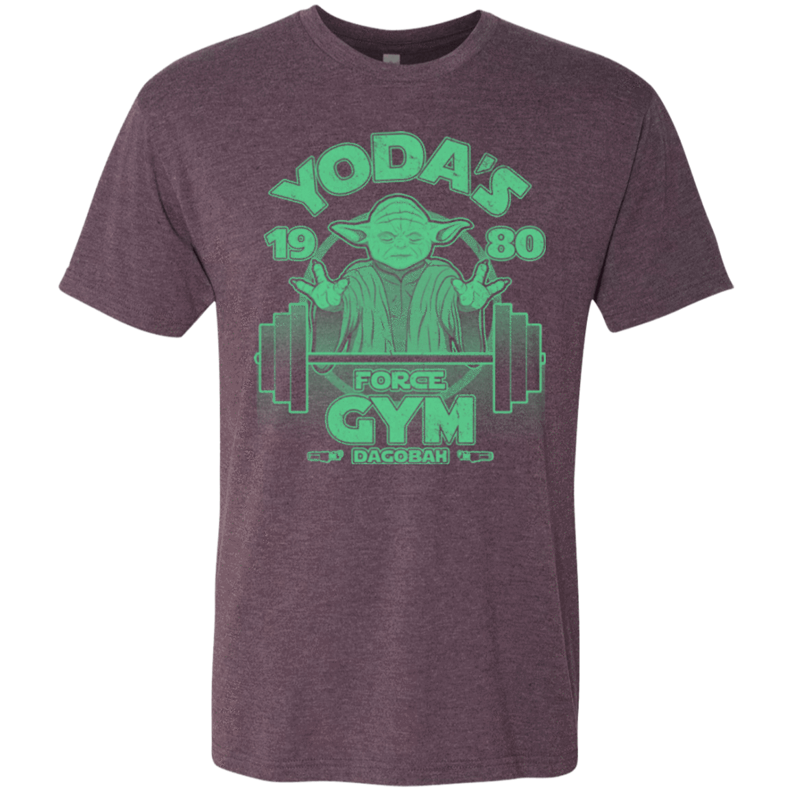 T-Shirts Vintage Purple / Small Dagobah Gym Men's Triblend T-Shirt