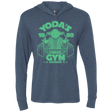 T-Shirts Indigo / X-Small Dagobah Gym Triblend Long Sleeve Hoodie Tee