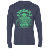 T-Shirts Vintage Navy / X-Small Dagobah Gym Triblend Long Sleeve Hoodie Tee