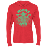 T-Shirts Vintage Red / X-Small Dagobah Gym Triblend Long Sleeve Hoodie Tee