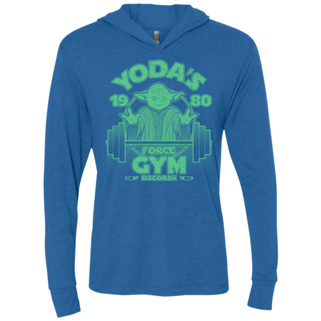 T-Shirts Vintage Royal / X-Small Dagobah Gym Triblend Long Sleeve Hoodie Tee