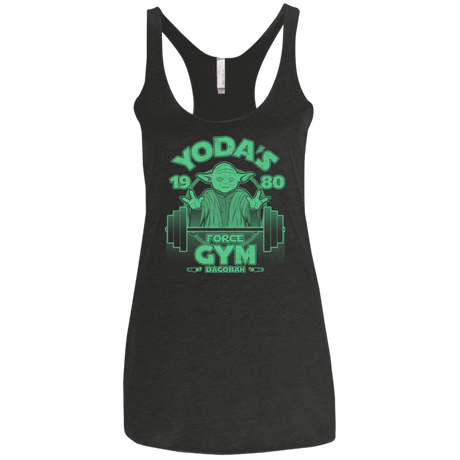 T-Shirts Vintage Black / X-Small Dagobah Gym Women's Triblend Racerback Tank