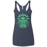 T-Shirts Vintage Navy / X-Small Dagobah Gym Women's Triblend Racerback Tank