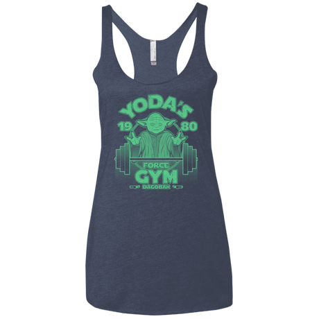 T-Shirts Vintage Navy / X-Small Dagobah Gym Women's Triblend Racerback Tank