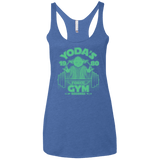 T-Shirts Vintage Royal / X-Small Dagobah Gym Women's Triblend Racerback Tank