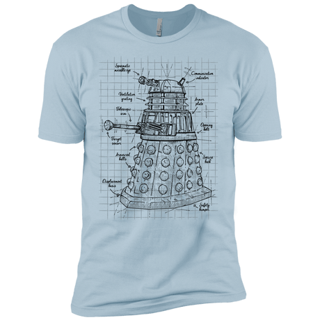 T-Shirts Light Blue / YXS Dalek Plan Boys Premium T-Shirt