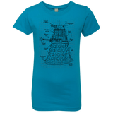 T-Shirts Turquoise / YXS Dalek Plan Girls Premium T-Shirt
