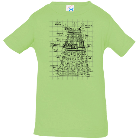 T-Shirts Key Lime / 6 Months Dalek Plan Infant Premium T-Shirt