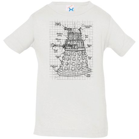 T-Shirts White / 6 Months Dalek Plan Infant Premium T-Shirt
