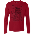 T-Shirts Cardinal / S Dalek Plan Men's Premium Long Sleeve