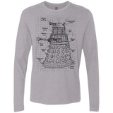 T-Shirts Heather Grey / S Dalek Plan Men's Premium Long Sleeve