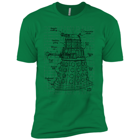 T-Shirts Kelly Green / X-Small Dalek Plan Men's Premium T-Shirt