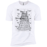 T-Shirts White / X-Small Dalek Plan Men's Premium T-Shirt