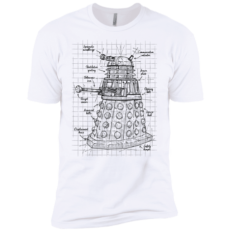 T-Shirts White / X-Small Dalek Plan Men's Premium T-Shirt