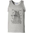 T-Shirts Ash / S Dalek Plan Men's Tank Top